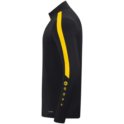 Jako Power ziptop majica dugih rukava – crna/žuta_EliteSport