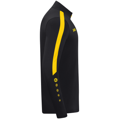 Jako Power ziptop majica dugih rukava – crna/žuta_EliteSport
