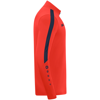 Jako Power ziptop majica dugih rukava – neon narančasta_EliteSport
