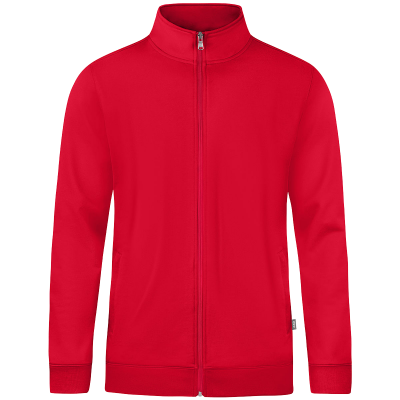 Jako Doubletex jakna s patentom – crvena_EliteSport