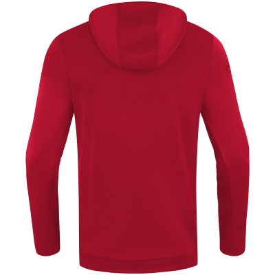 Jako Pro Casual ziptop majica s kapuljačom – tamno crvena_EliteSport