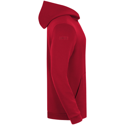 Jako Pro Casual ziptop majica s kapuljačom – tamno crvena_EliteSport