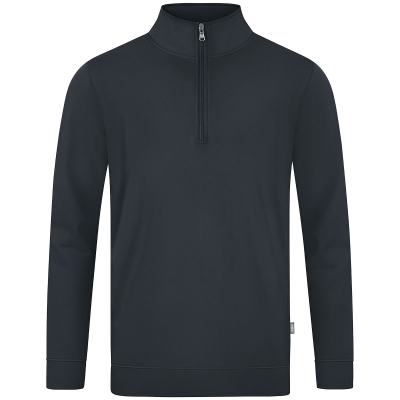 Jako Doubletex ziptop majica dugih rukava — antracit_EliteSport