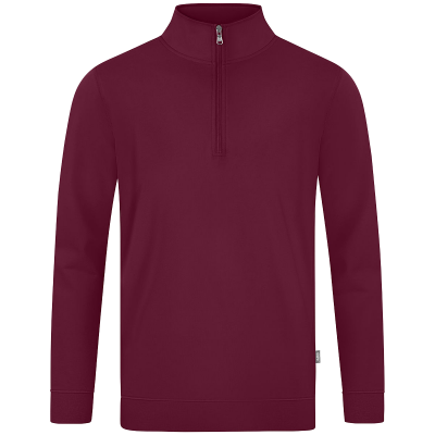 Jako Doubletex ziptop majica dugih rukava — bordo_EliteSport