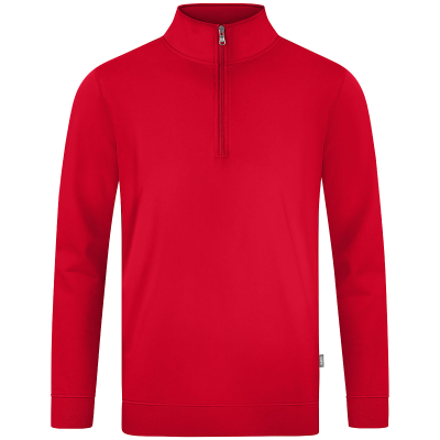 Jako Doubletex ziptop majica dugih rukava — crvena_EliteSport