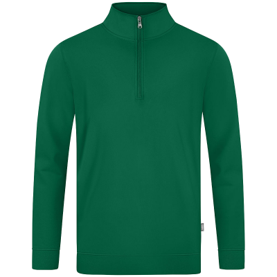 Jako Doubletex ziptop majica dugih rukava — zelena_EliteSport