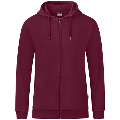 Jako Organic jakna s kapuljačom – bordo_EliteSport