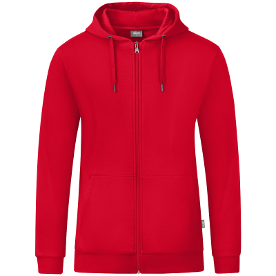 Jako Organic jakna s kapuljačom – crvena_EliteSport