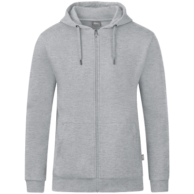 Jako Organic jakna s kapuljačom – svijetlo siva_EliteSport