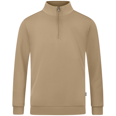Jako Organic ziptop majica dugih rukava — bež_EliteSport