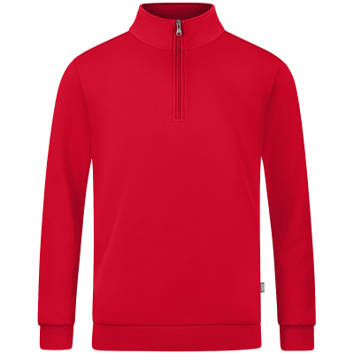 Jako Organic ziptop majica dugih rukava — crvena_EliteSport
