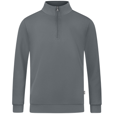 Jako Organic ziptop majica dugih rukava — siva_EliteSport