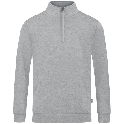 Jako Organic ziptop majica dugih rukava — svijetlo siva_EliteSport