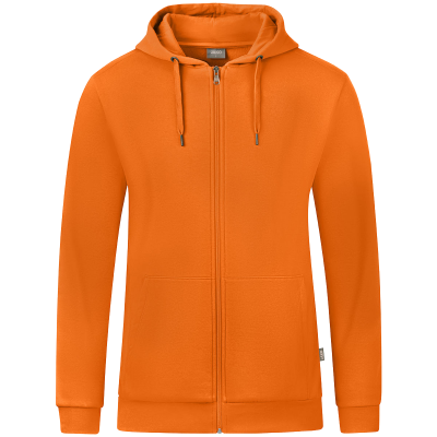 Jako Organic jakna s kapuljačom – narančasta_EliteSport