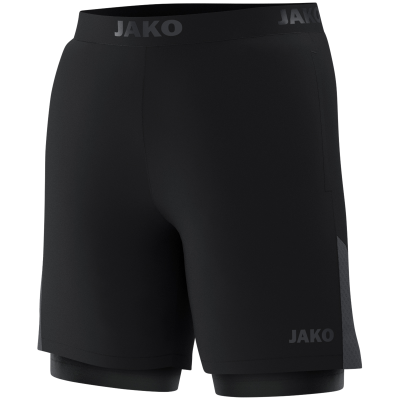 Jako Power kratke hlače 2u1 – crna_EliteSport