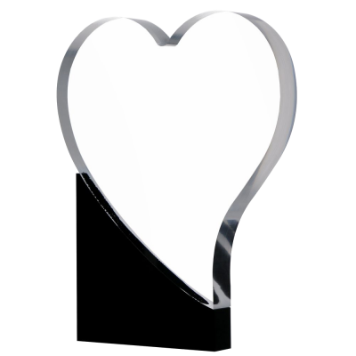 Akrilni trofej Heart_EliteSport