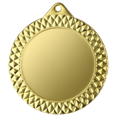 Metalna medalja Diametra s fasetiranim rubom 70mm_EliteSport