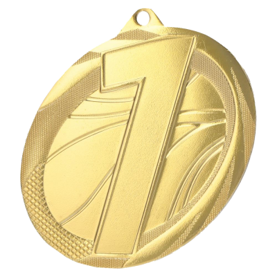 Metalna medalja Ordinalis s oznakom plasmana 60x48mm_EliteSport