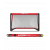 Bazookagoal Teleskopski Gol - 120 × 75 cm Crveno-bijeli - Funino Nogometni Mini Gol