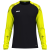 Jako Sonic majica dugih rukava — crna/neon žuta_EliteSport
