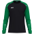 Jako Sonic majica dugih rukava — crna/zelena_EliteSport