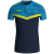 Jako Iconic polo majica kratkih rukava – nebesko plava/tamno plava/neon žuta_EliteSport