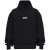 Jako Wardrobe majica s kapuljačom — crna — crna_EliteSport