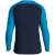 Jako Iconic sweat majica dugih rukava — nebesko plava/tamno plava/neon žuta_EliteSport