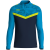 Jako Iconic ziptop majica dugih rukava – nebesko plava/tamno plava/neon žuta_EliteSport