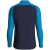 Jako Iconic ziptop majica dugih rukava – nebesko plava/tamno plava/neon žuta_EliteSport