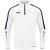 Jako Power ziptop majica dugih rukava –bijela/crna_EliteSport