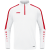 Jako Power ziptop majica dugih rukava –bijela/crvena_EliteSport