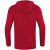 Jako Pro Casual ziptop majica s kapuljačom – tamno crvena_EliteSport