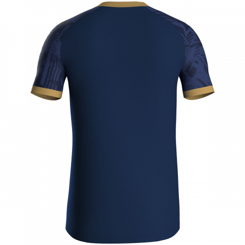 Jako Iconic dres kratkih rukava - tamno plava/zlatna_EliteSport