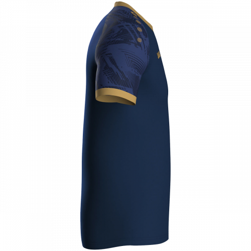 Jako Iconic dres kratkih rukava - tamno plava/zlatna_EliteSport