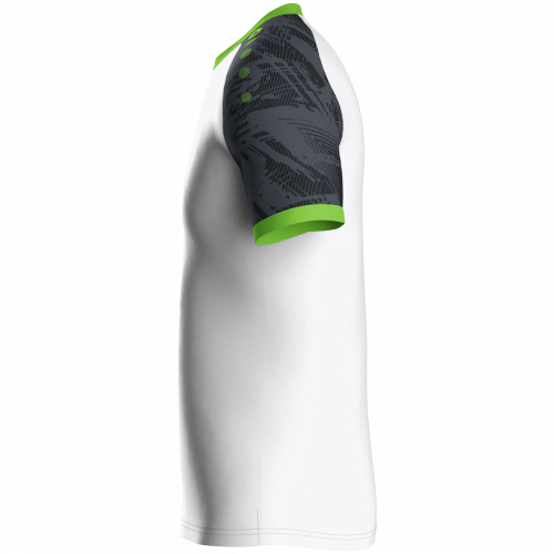 Jako Iconic dres kratkih rukava — bijela/crna/neon zelena_EliteSport