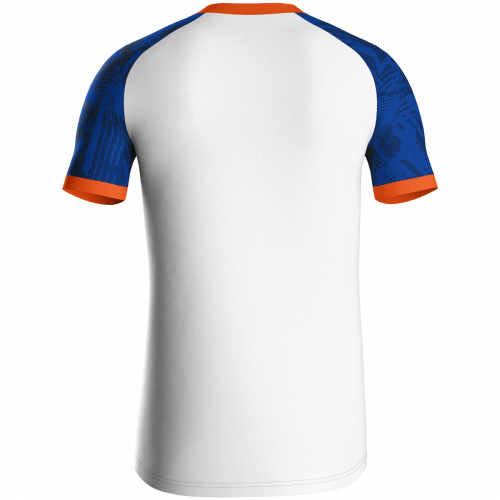 Jako Iconic dres kratkih rukava — bijela/plava/narančasta_EliteSport