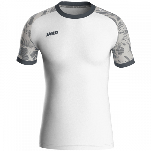 Jako Iconic dres kratkih rukava — bijela/siva_EliteSport