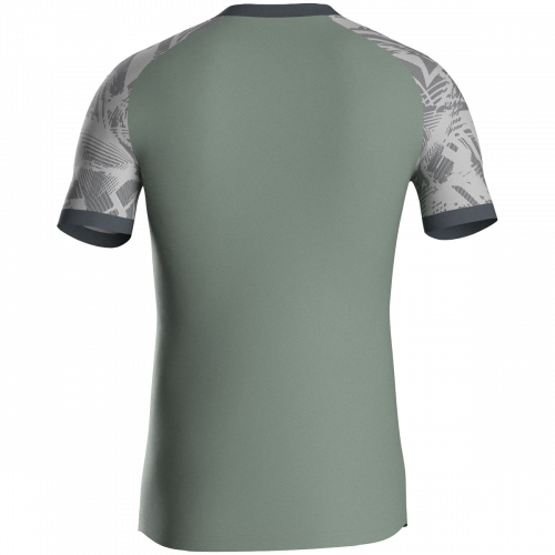 Jako Iconic dres kratkih rukava — sivo zelena/siva_EliteSport