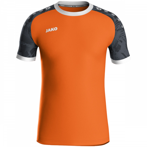 Jako Iconic dres kratkih rukava — narančasta/crna_EliteSport