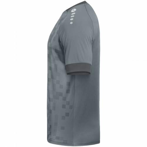 Jako Pixel dres kratkih rukava — tamno siva_EliteSport