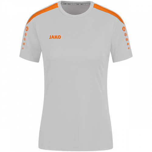 Jako Power dres kratkih rukava — svijetlo siva/narančasta_EliteSport