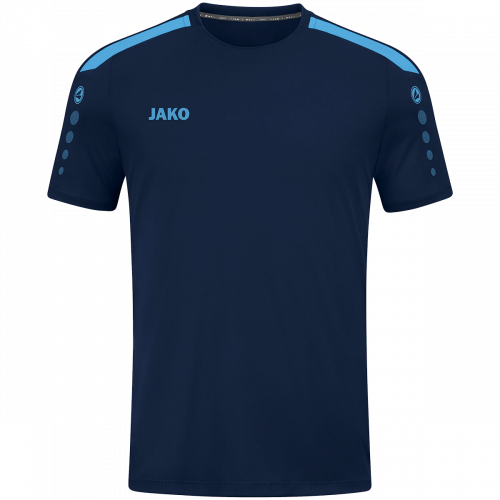 Jako Power dres kratkih rukava — tamno plava/nebesko plava_EliteSport