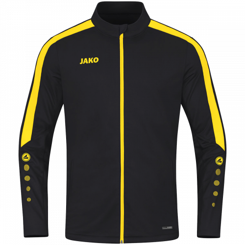 Jako Power poliester jakna – crna/žuta_EliteSport