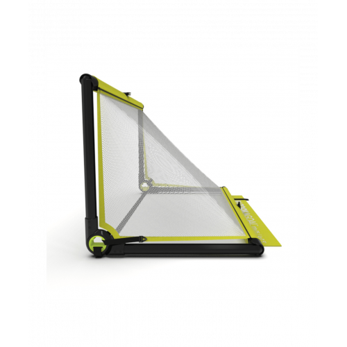 Bazookagoal Teleskopski Gol - 120 × 75 cm Žuto bijeli - Funino Nogometni Mini Gol