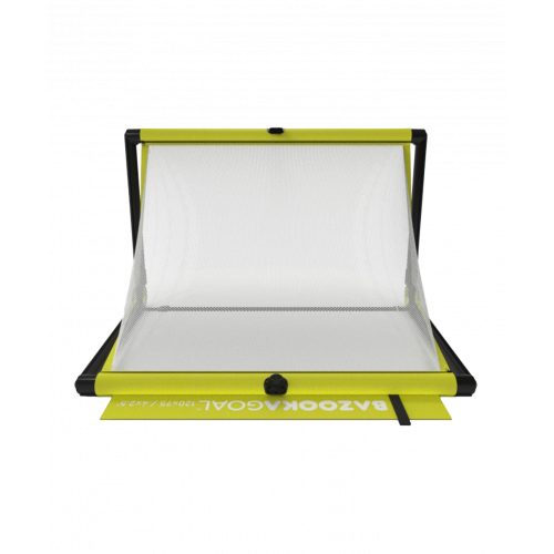 Bazookagoal Teleskopski Gol - 120 × 75 cm Žuto bijeli - Funino Nogometni Mini Gol