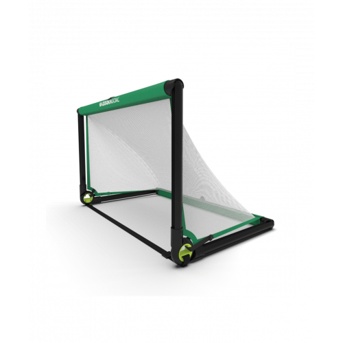 Bazookagoal Teleskopski Gol - 120 × 75 cm Zeleno-bijeli - Funino Nogometni Mini Gol