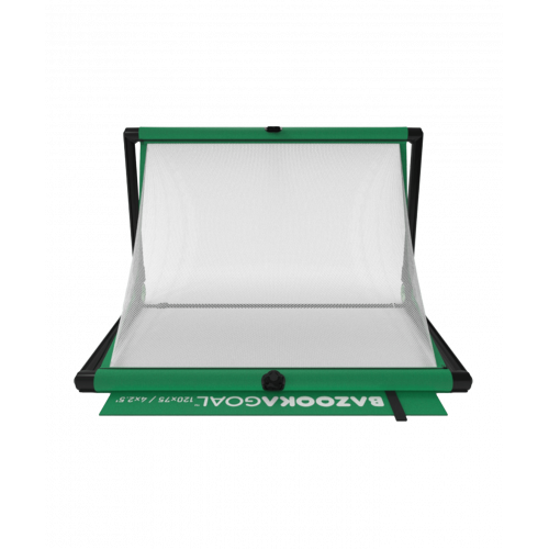 Bazookagoal Teleskopski Gol - 120 × 75 cm Zeleno-bijeli - Funino Nogometni Mini Gol