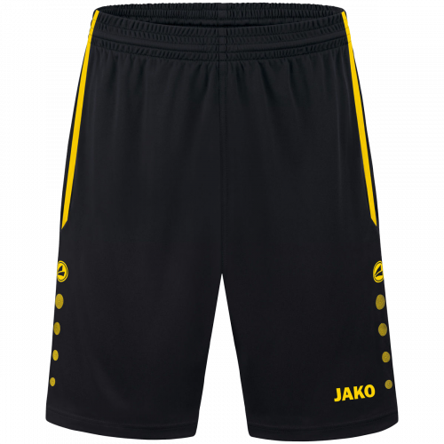 Jako Allround nogometne kratke hlače – crna/žuta_EliteSport