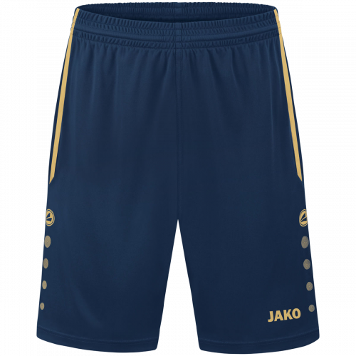 Jako Allround nogometne kratke hlače – tamno plava/zlatna_EliteSport